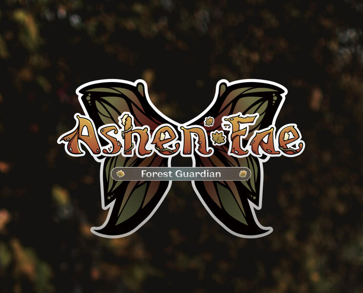 «Ashen Fae» Vtuber Logo Design
