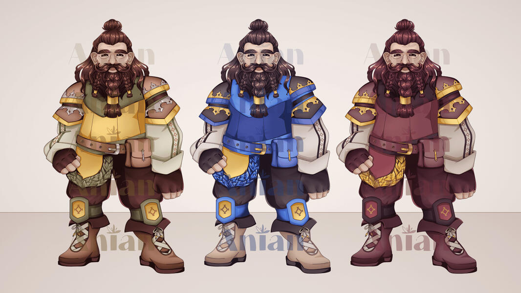 Dwarf png-tuber model