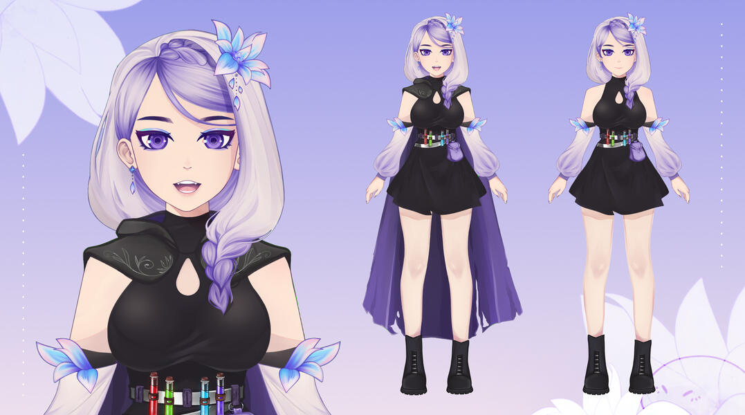 Adventurer vtuber-model